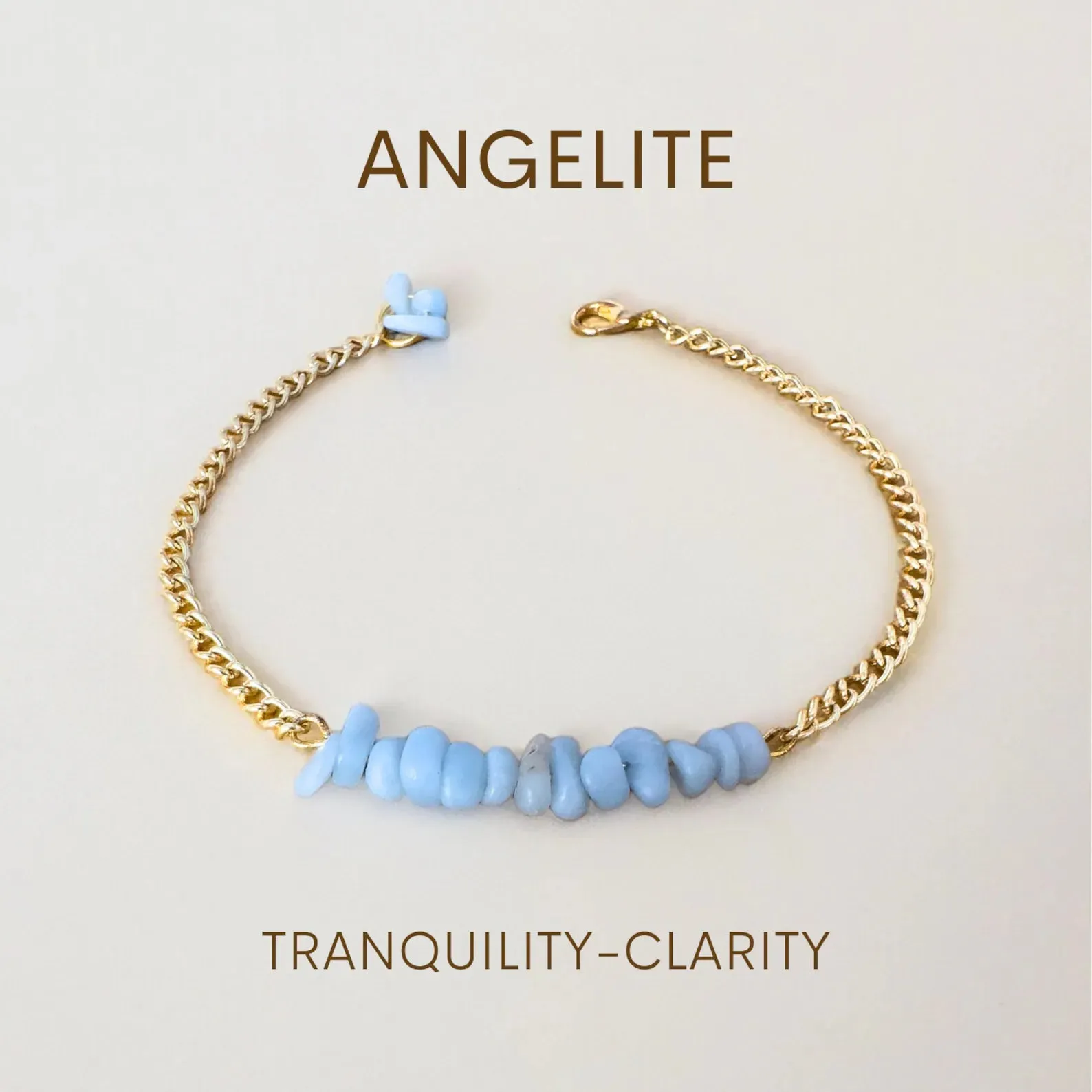 Handmade Angelite Bracelet