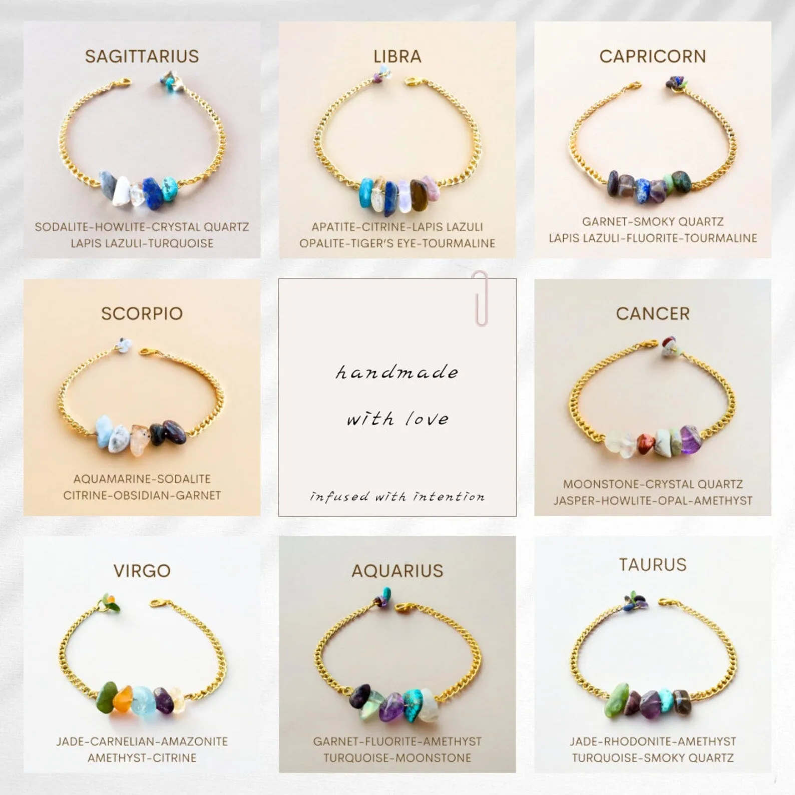 Handmade Angelite Bracelet