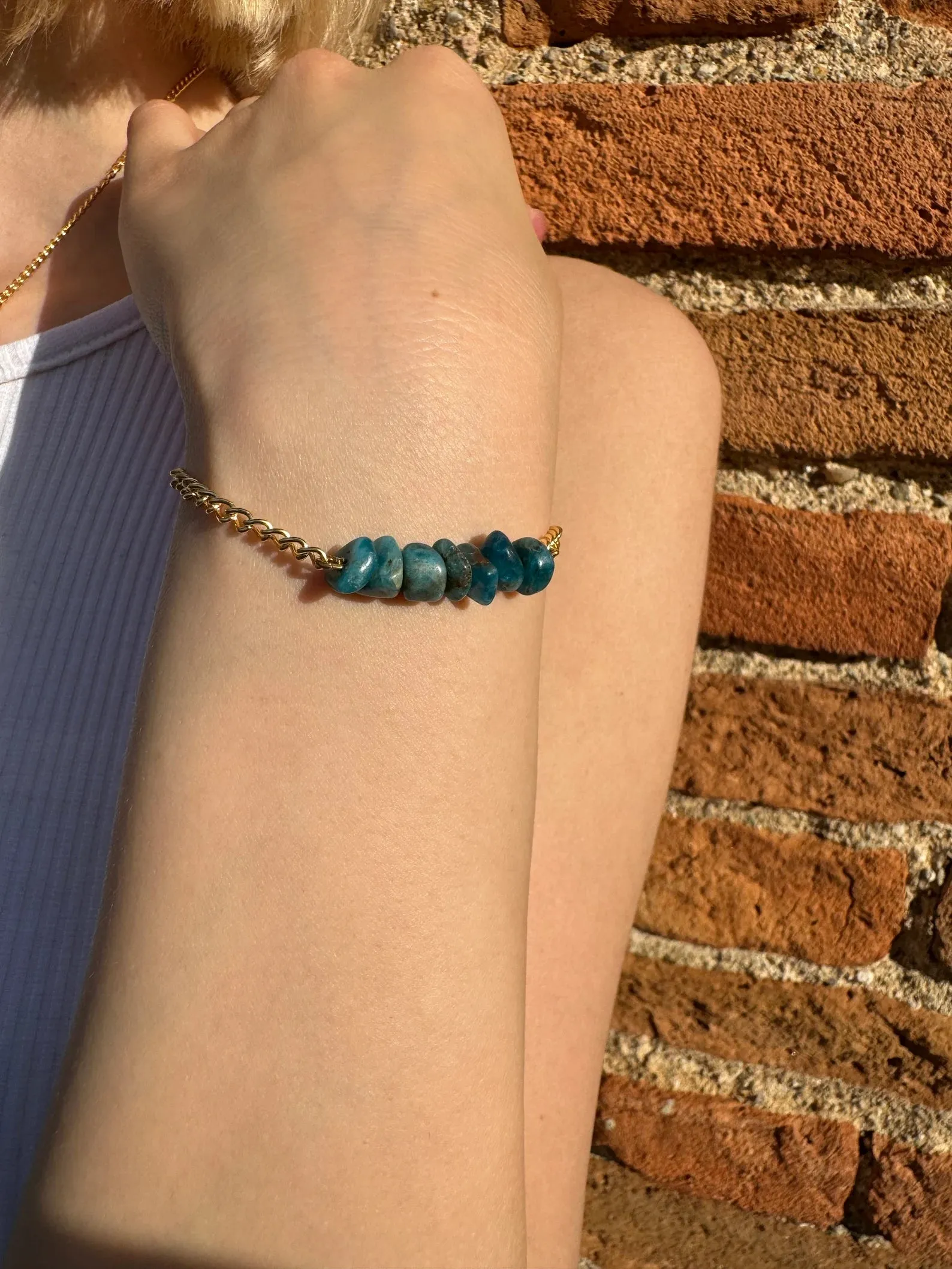 Handmade Apatite Bracelet