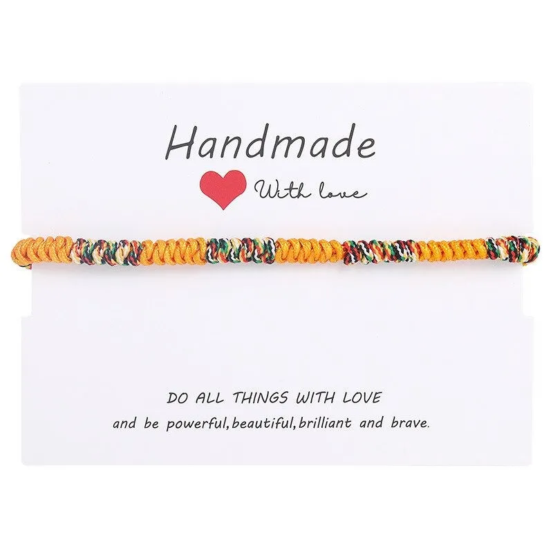 Handmade Braided Lucky Eyes Knotted Bracelets