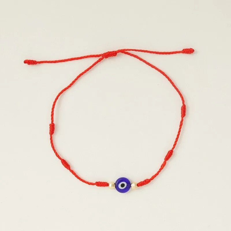 Handmade Braided Lucky Eyes Knotted Bracelets