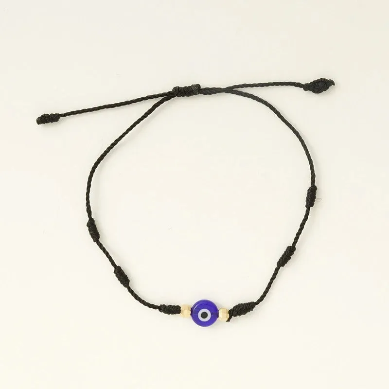 Handmade Braided Lucky Eyes Knotted Bracelets