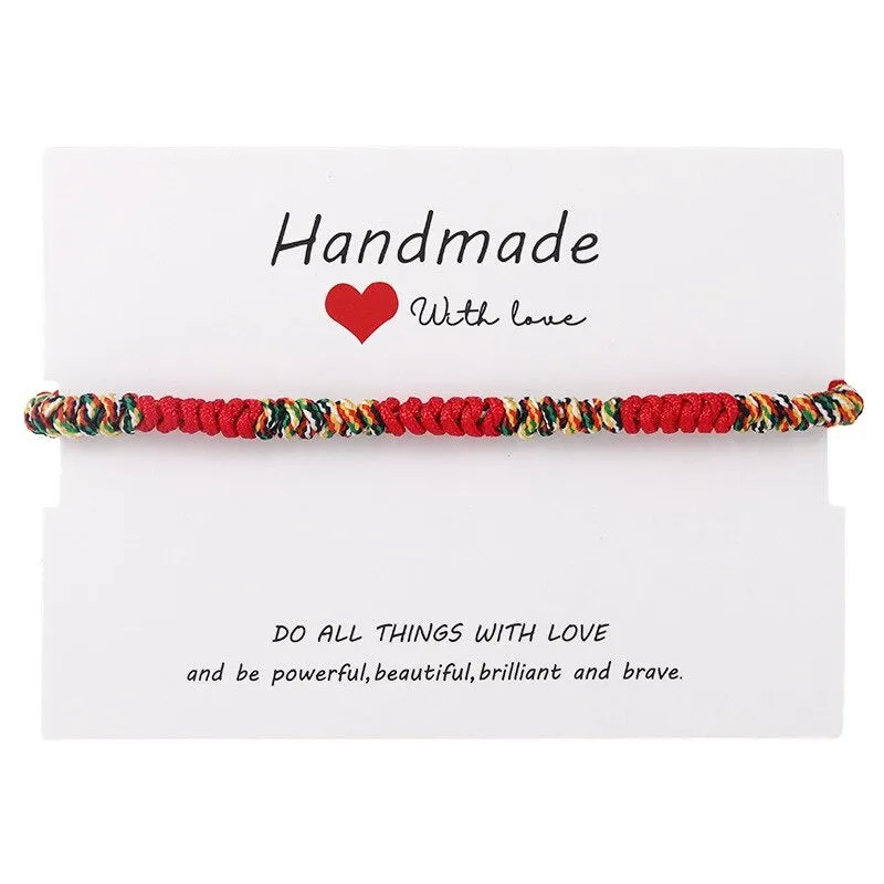 Handmade Braided Lucky Eyes Knotted Bracelets