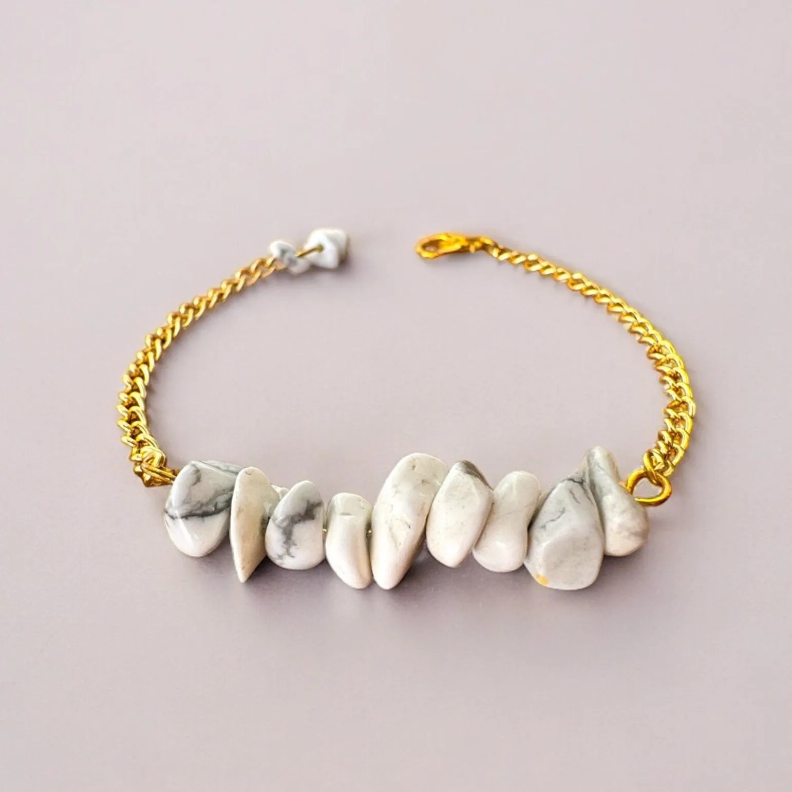 Handmade Howlite Bracelet