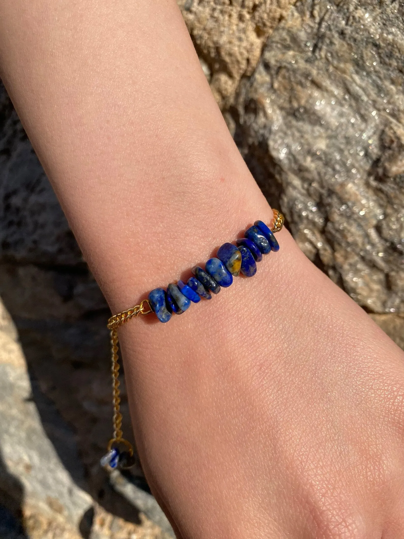 Handmade Lapis Lazuli Bracelet