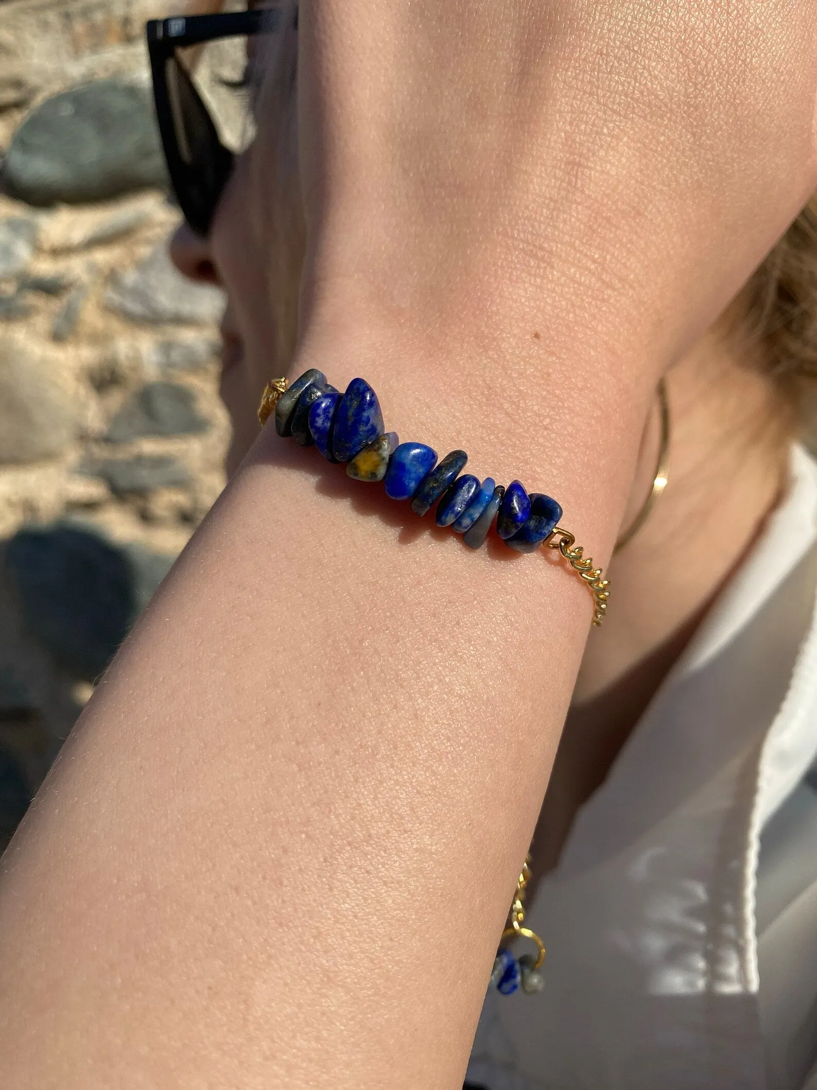 Handmade Lapis Lazuli Bracelet