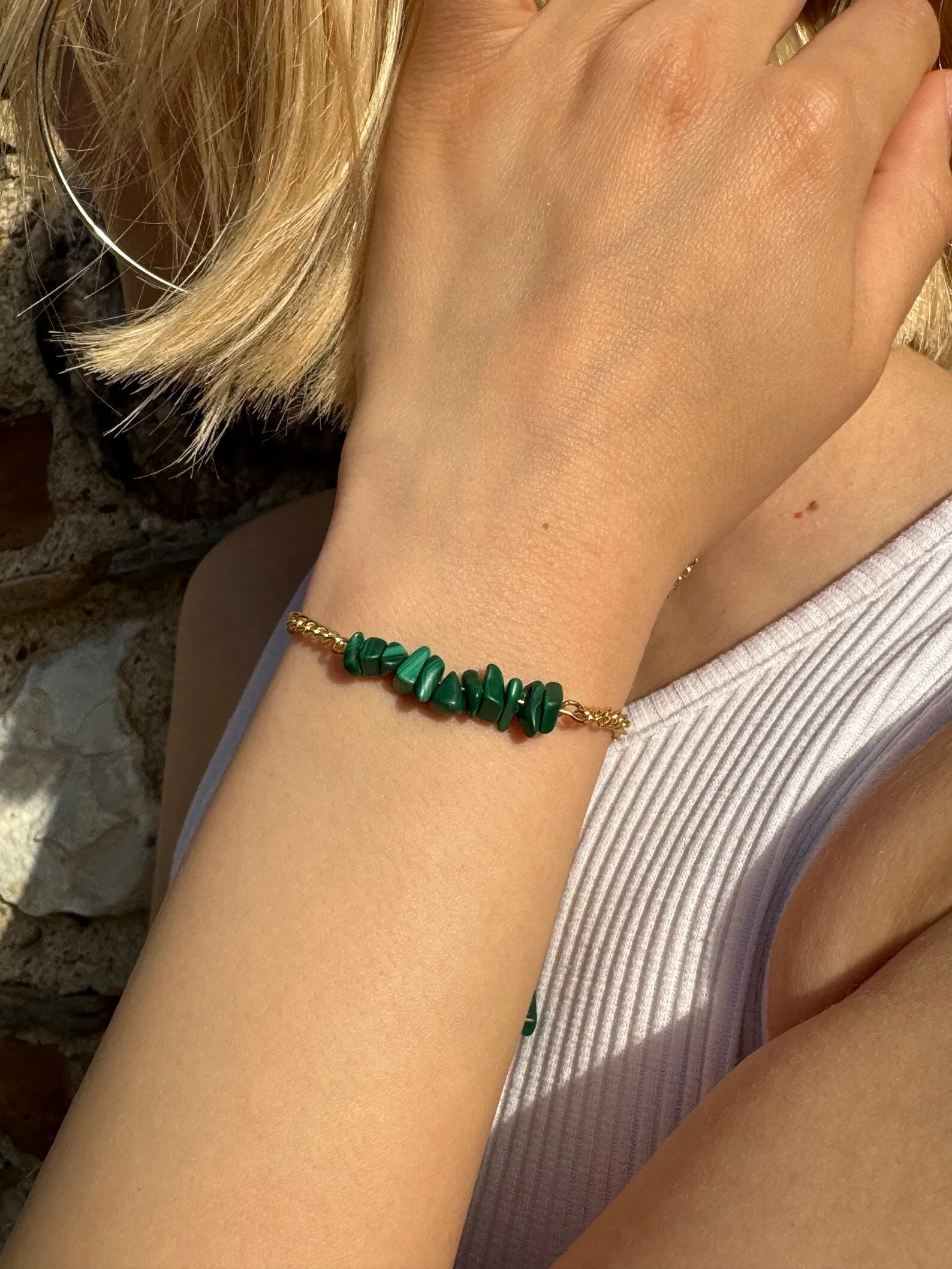 Handmade Malachite Bracelet