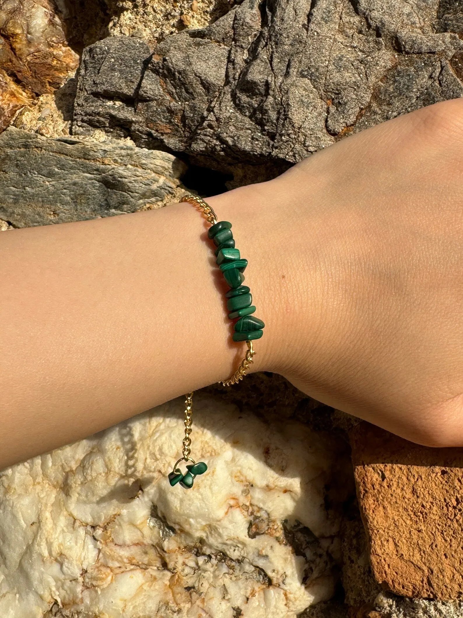 Handmade Malachite Bracelet