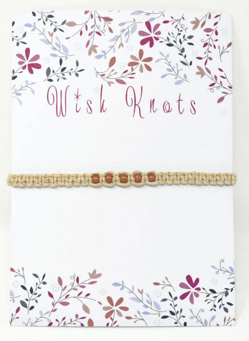 Hemp Macrame Bracelets Set - Stack of Bracelets. Peach Bracelet Set. Beach Holiday Jewellery. Stacking Bracelets