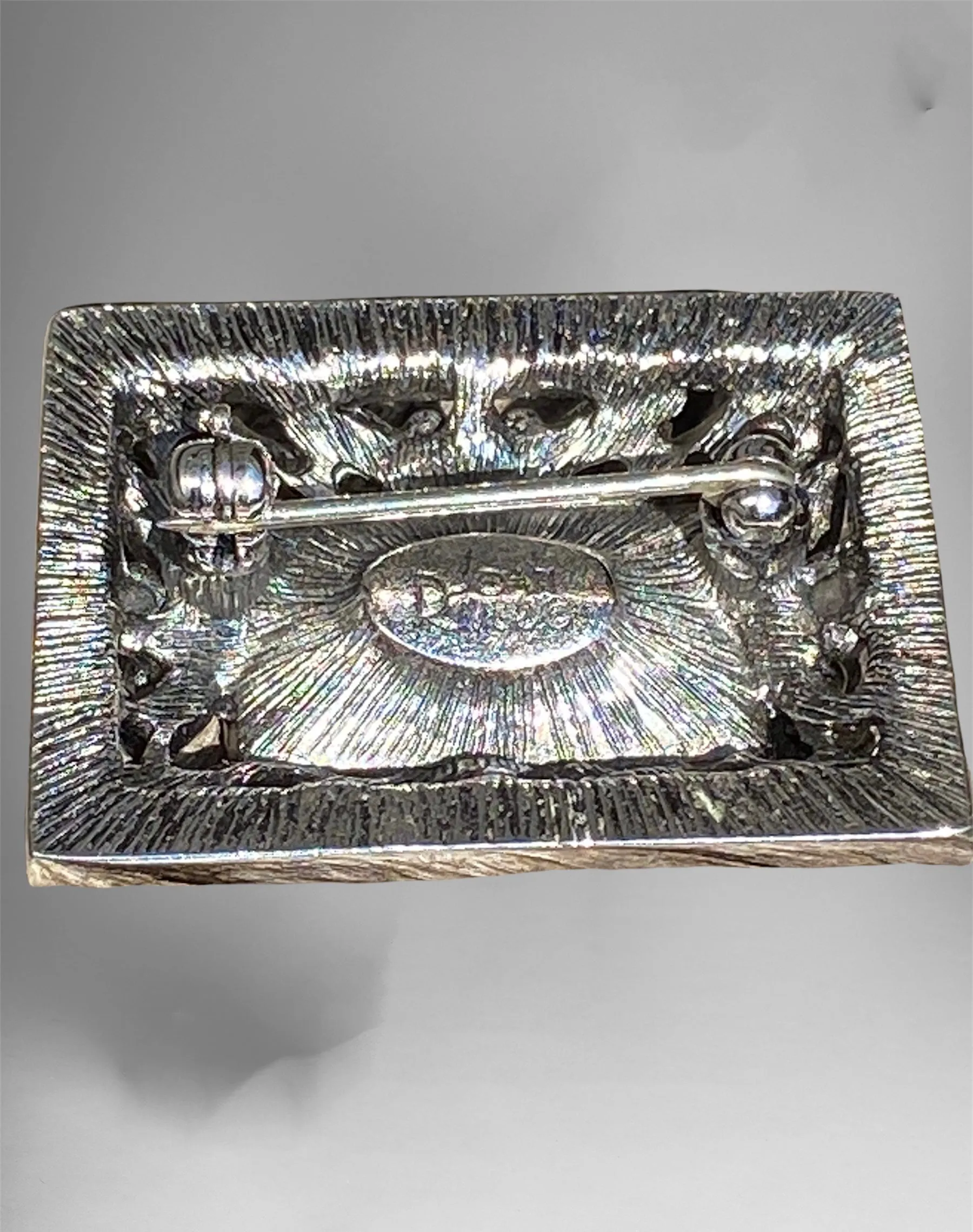 Joan Rivers Rhinestone Brooch