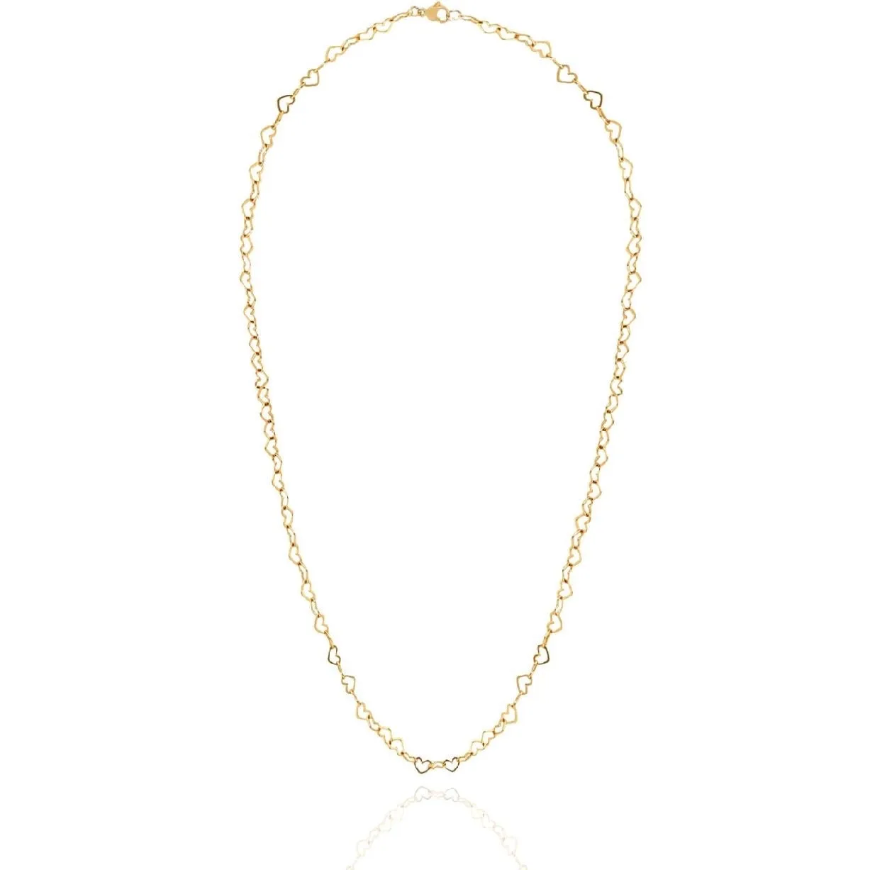 Joyful Hearts Gold-Filled Necklace in Gold and Silver