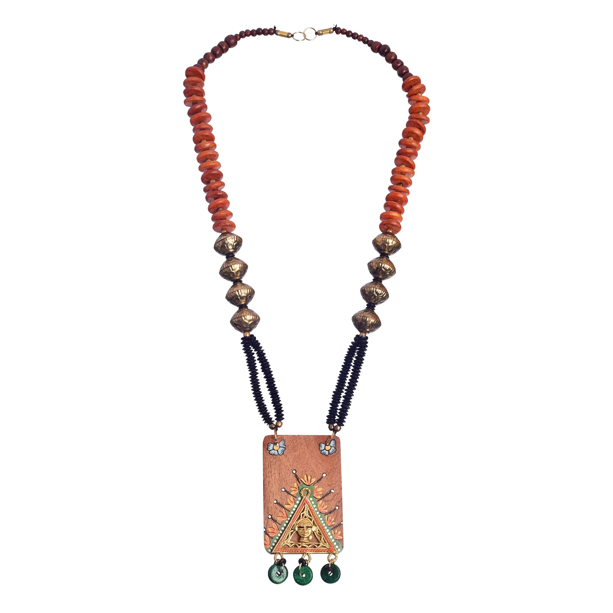 King Tut' Handcrafted Tribal Dokra Necklace