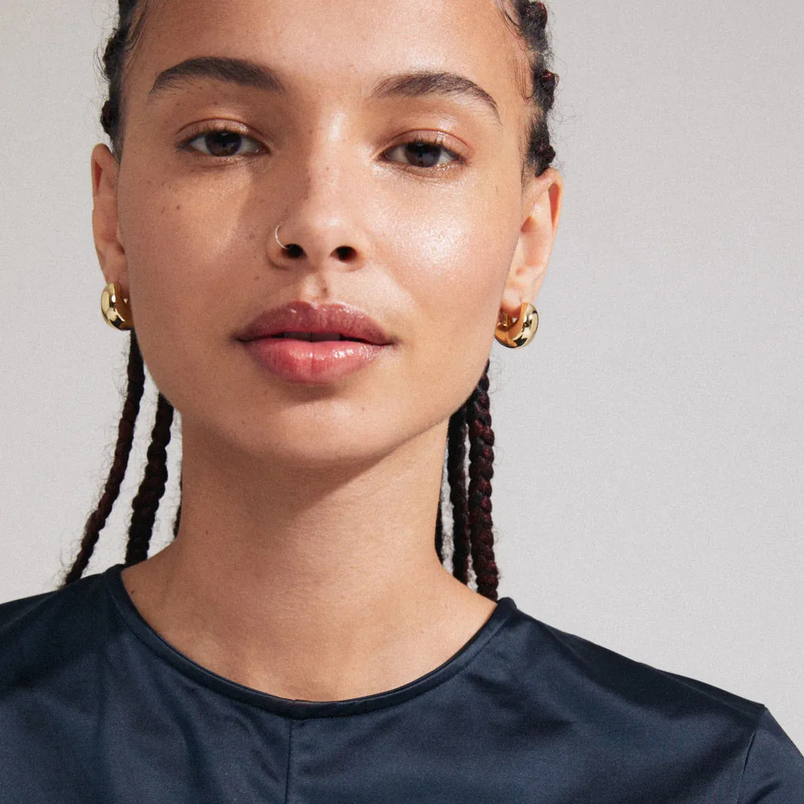 Light Gold Plated Hoops