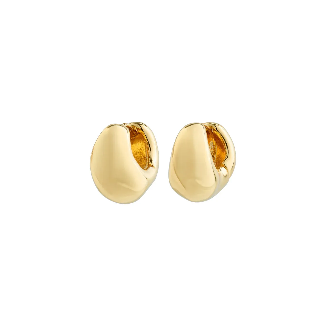 Light Gold Plated Hoops
