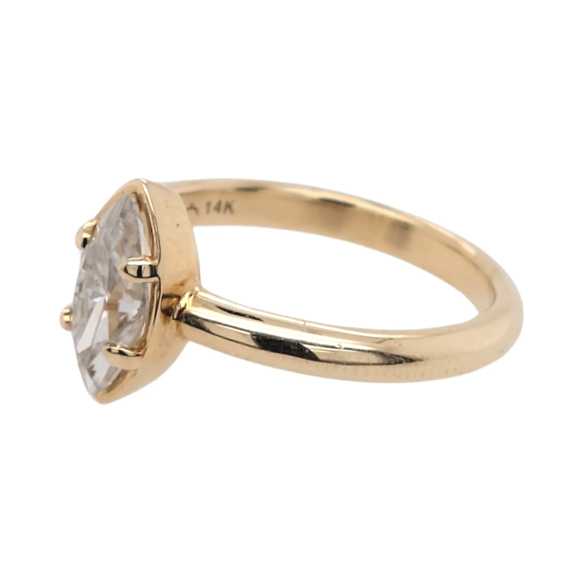 Marquis Moissanite Ring