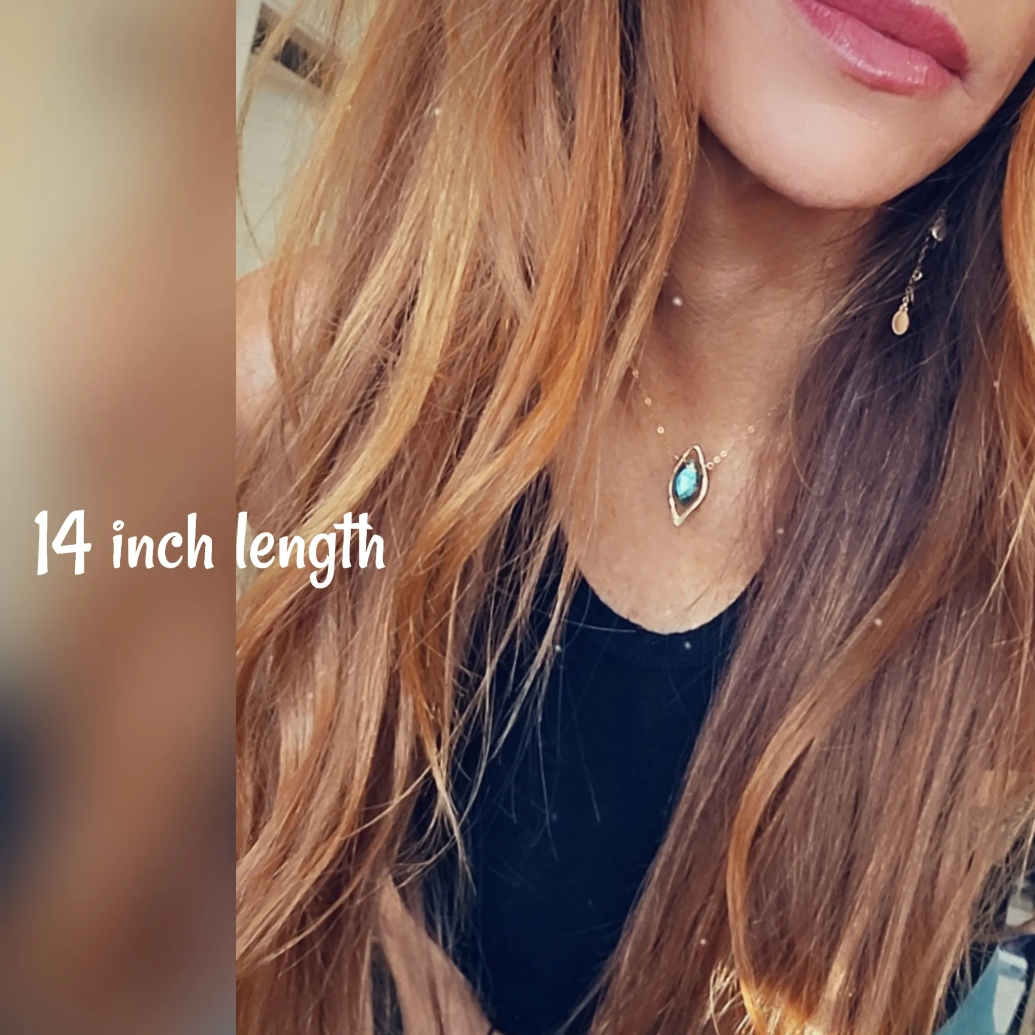 Marquise necklace (Choose you're stone)