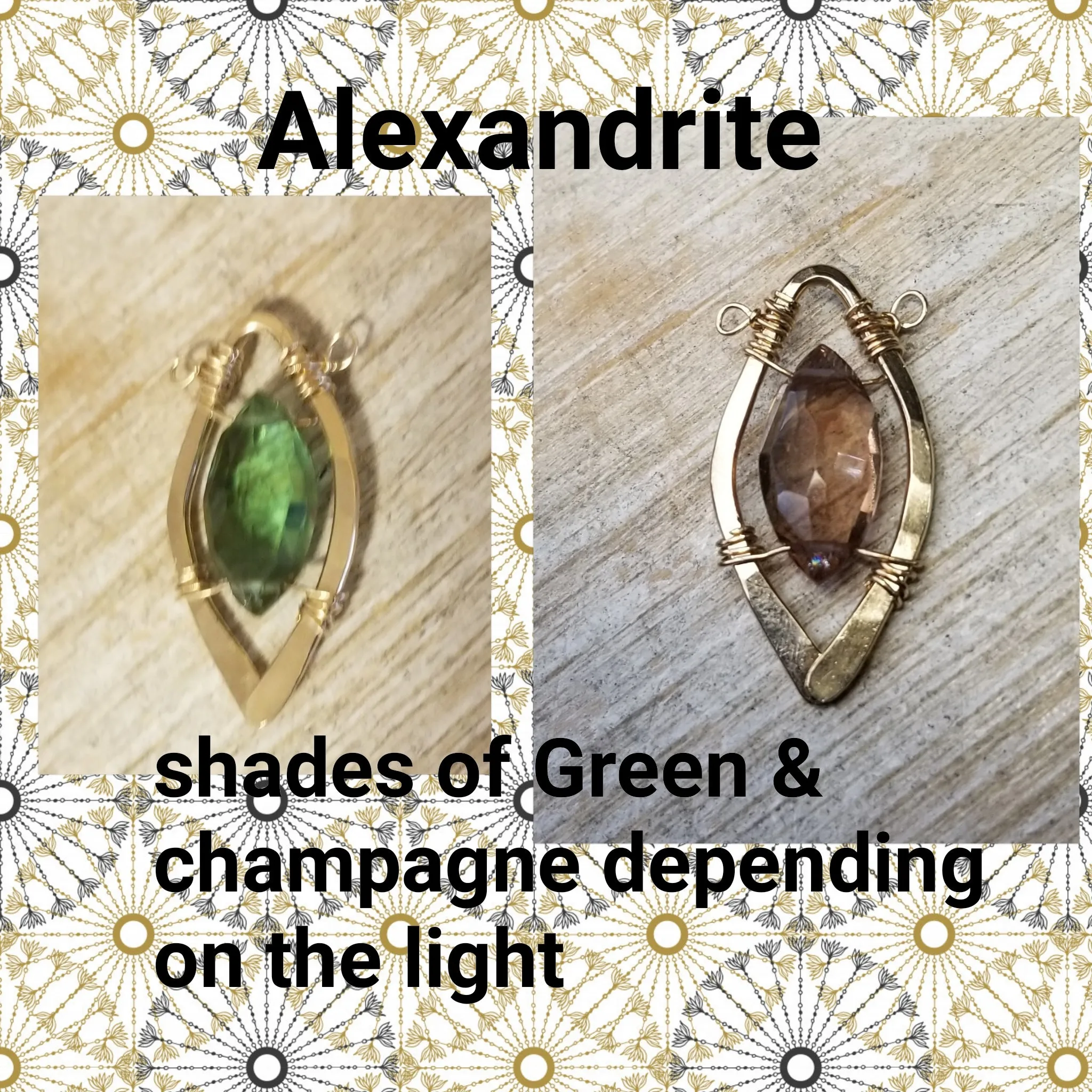 Marquise necklace (Choose you're stone)