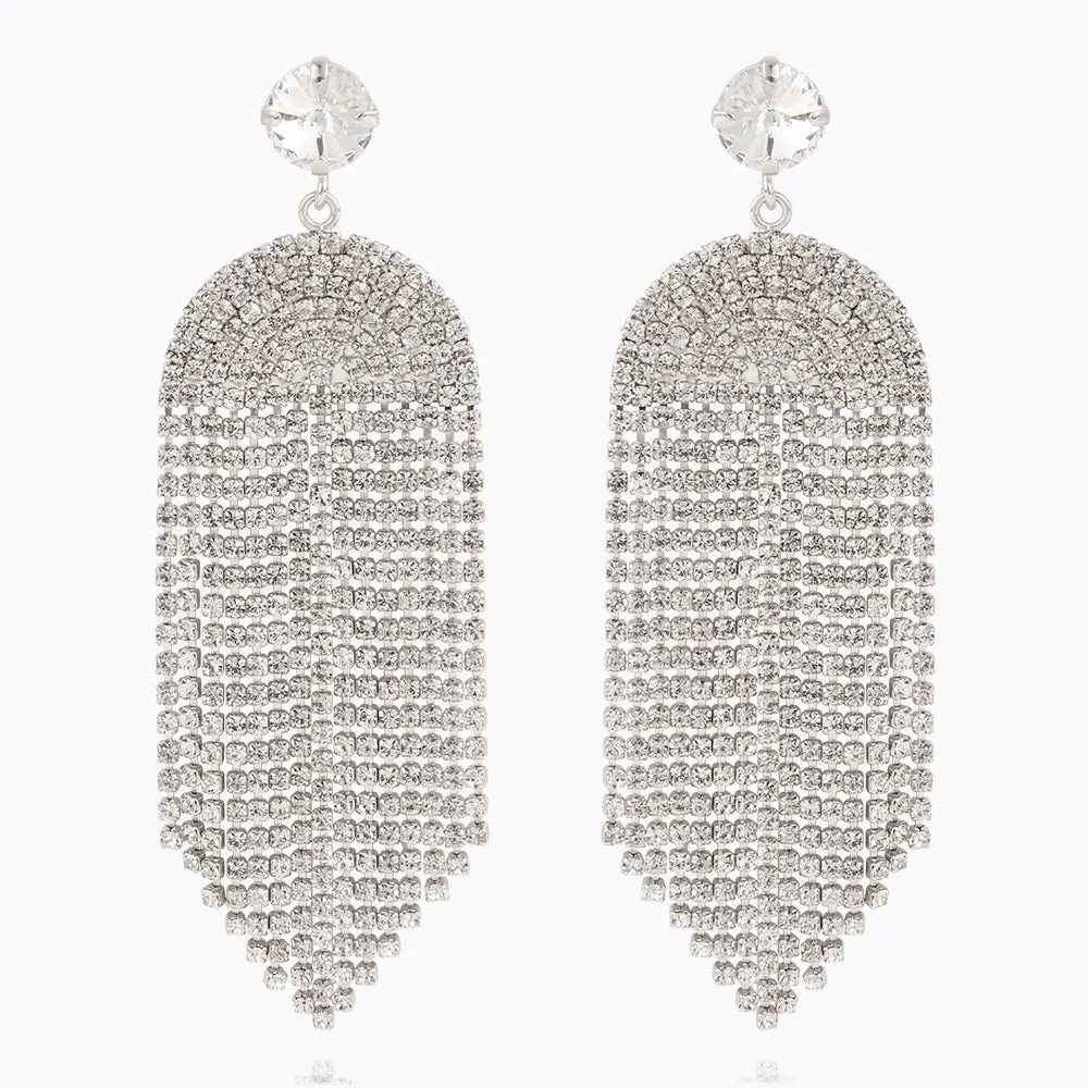 Melinda Earrings / Crystal
