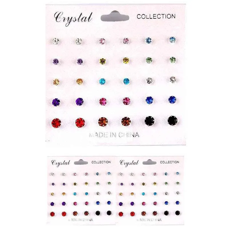 Multi Stud Earring 0584SR (12 units)