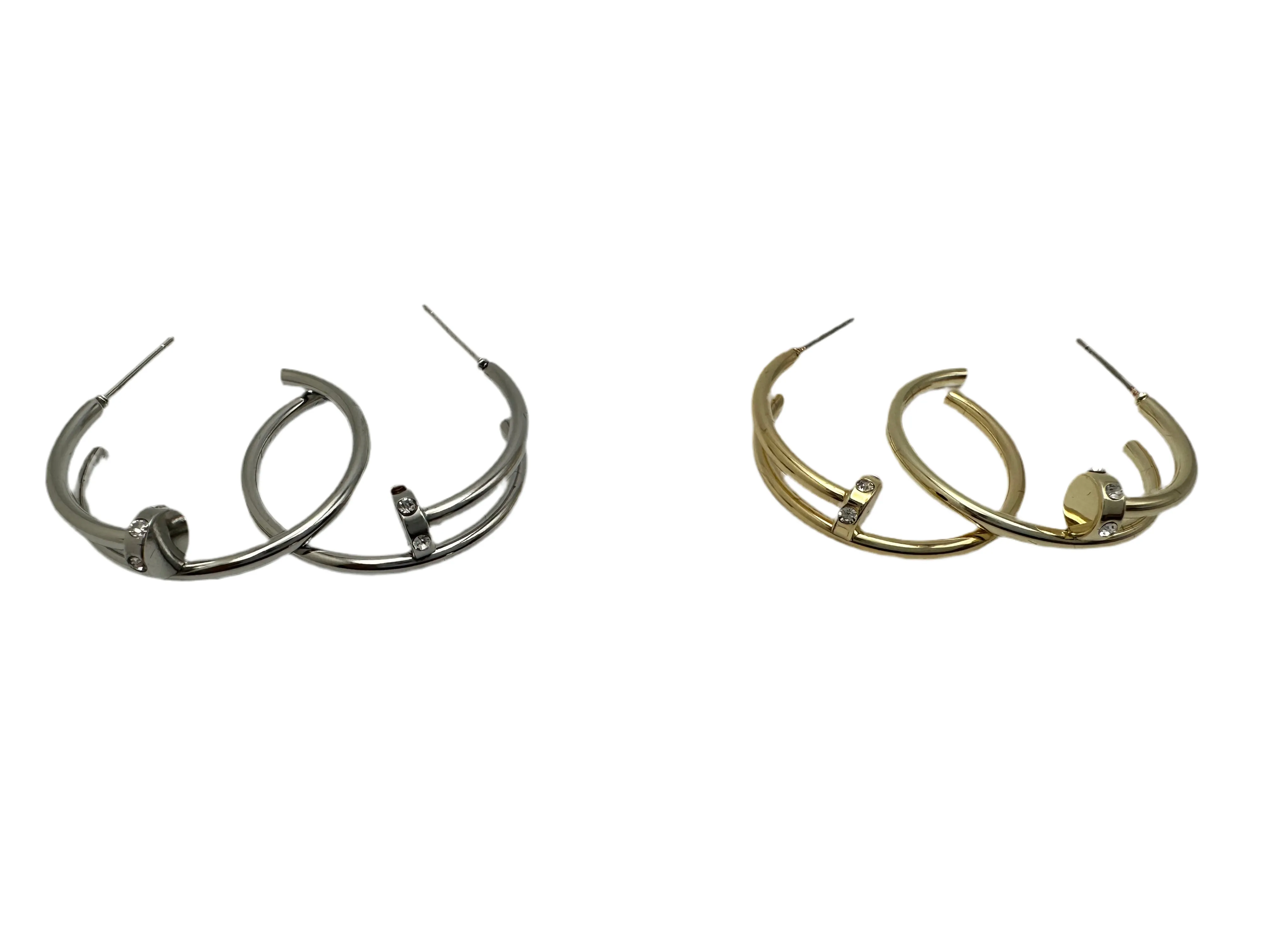 Nail Hoop Earring