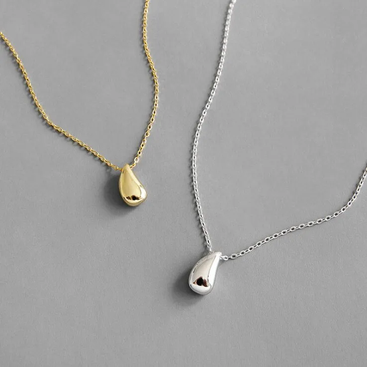 Necklace Temperament Simple Water Drop Pendant Women