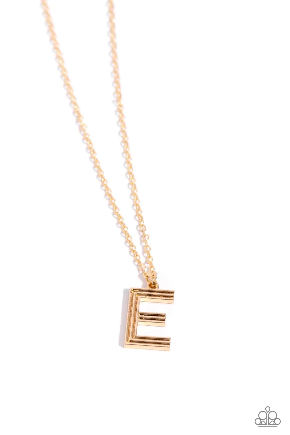 Necklaces Leave Your Initials - Gold - E