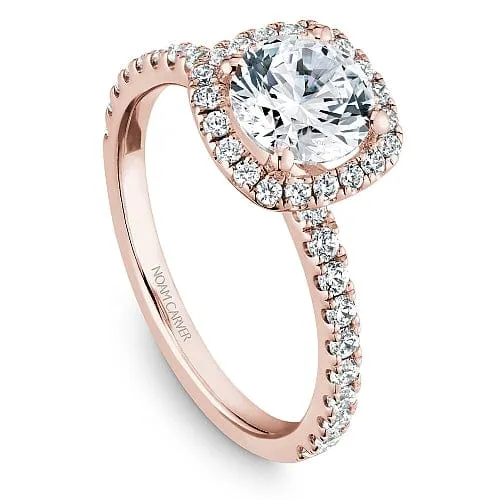 Noam Carver Classic Halo Engagement Ring