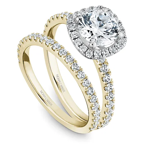 Noam Carver Classic Halo Engagement Ring