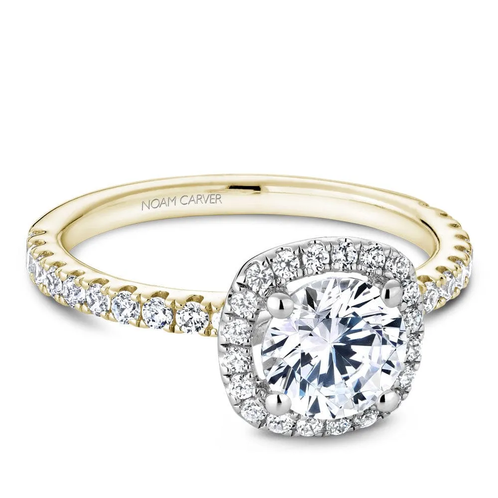 Noam Carver Classic Halo Engagement Ring
