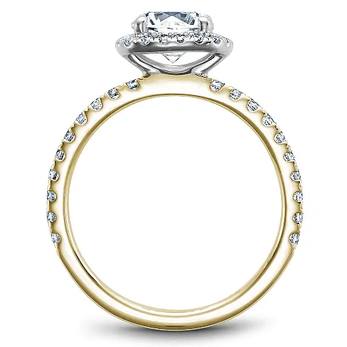 Noam Carver Classic Halo Engagement Ring