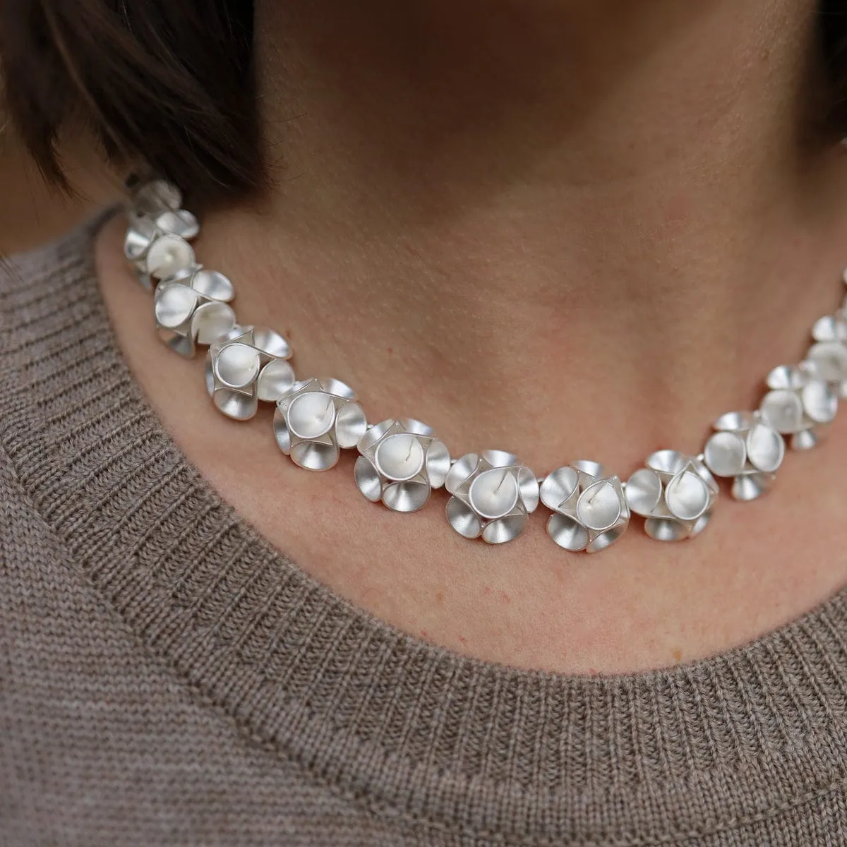 Open Half Moon Necklace