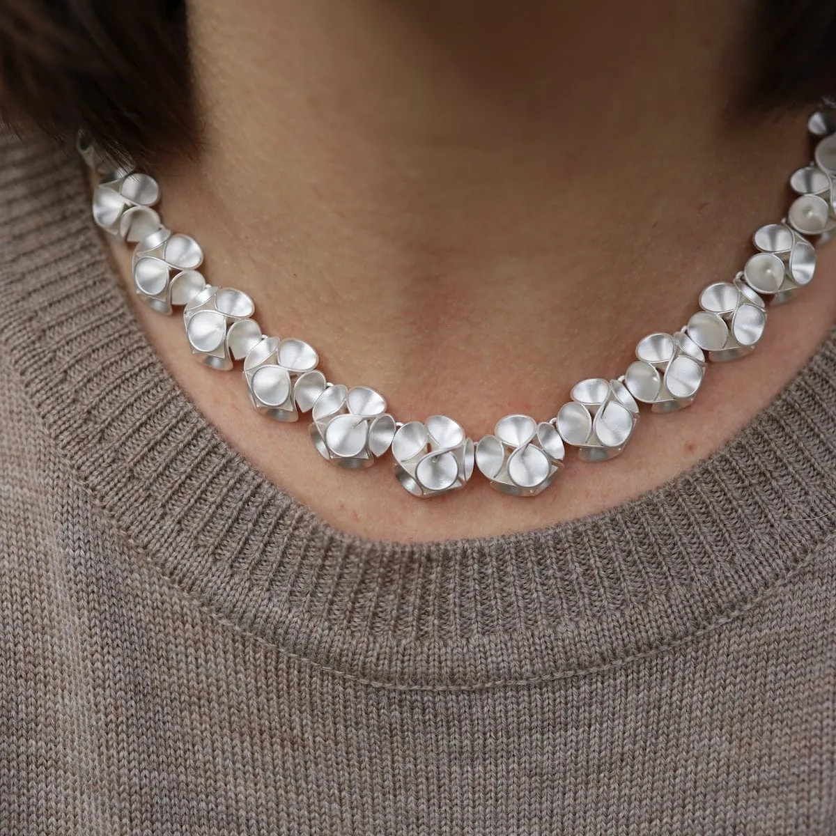 Open Half Moon Necklace