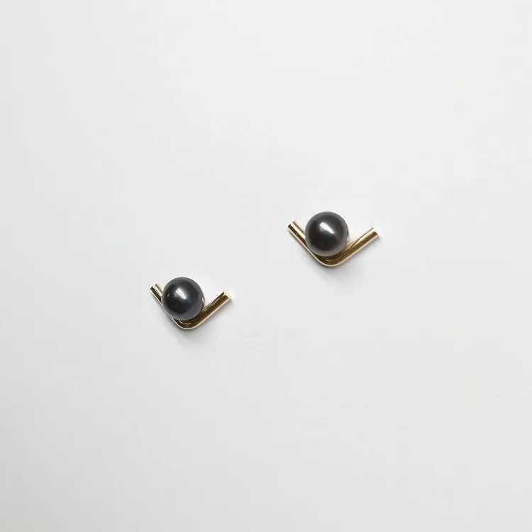 Pearl & Chevron Breloque