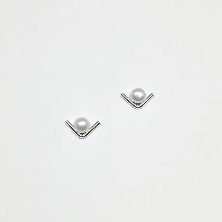 Pearl & Chevron Breloque