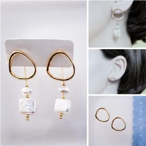 Pearl Earrings Studs