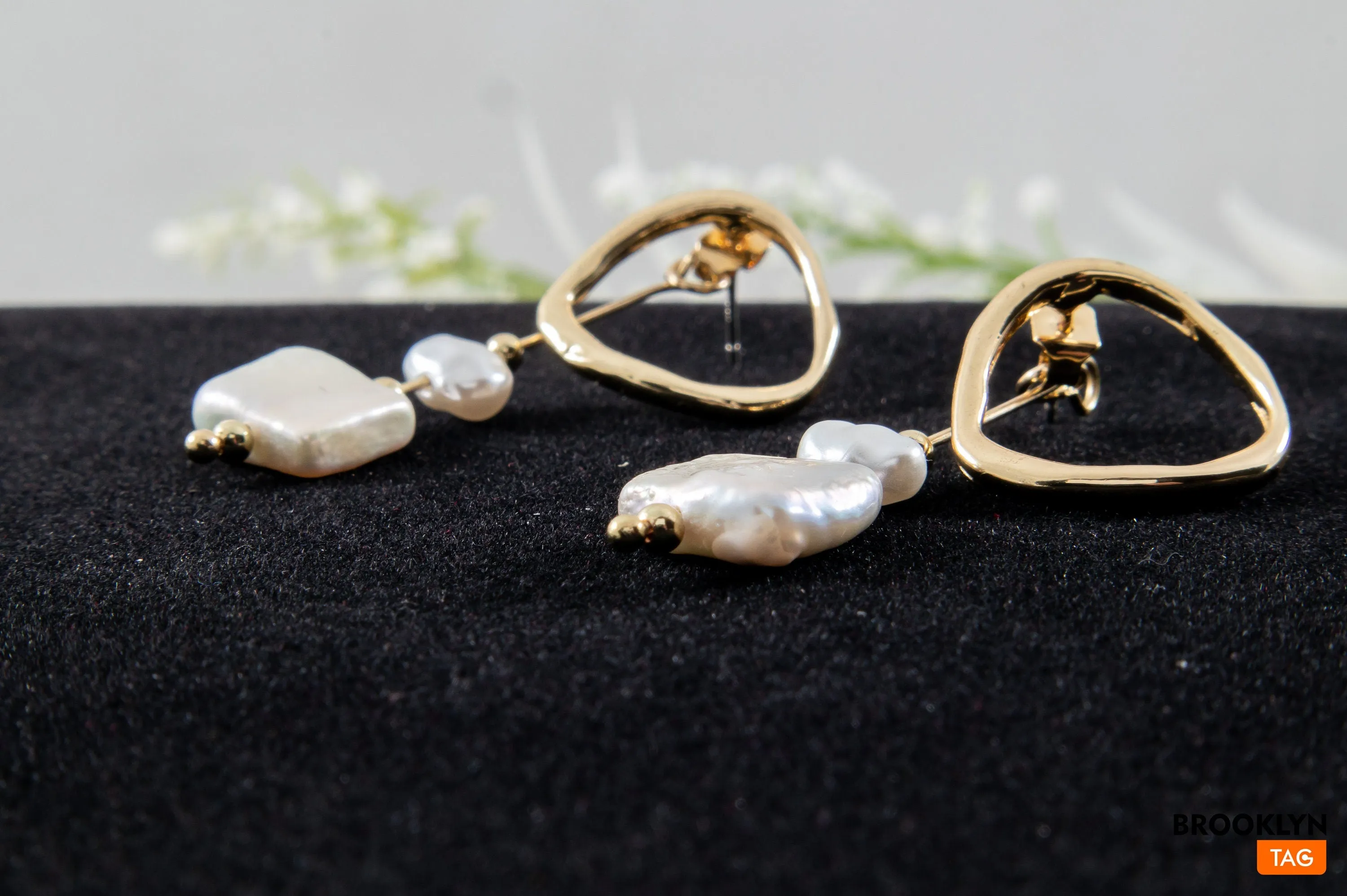 Pearl Earrings Studs