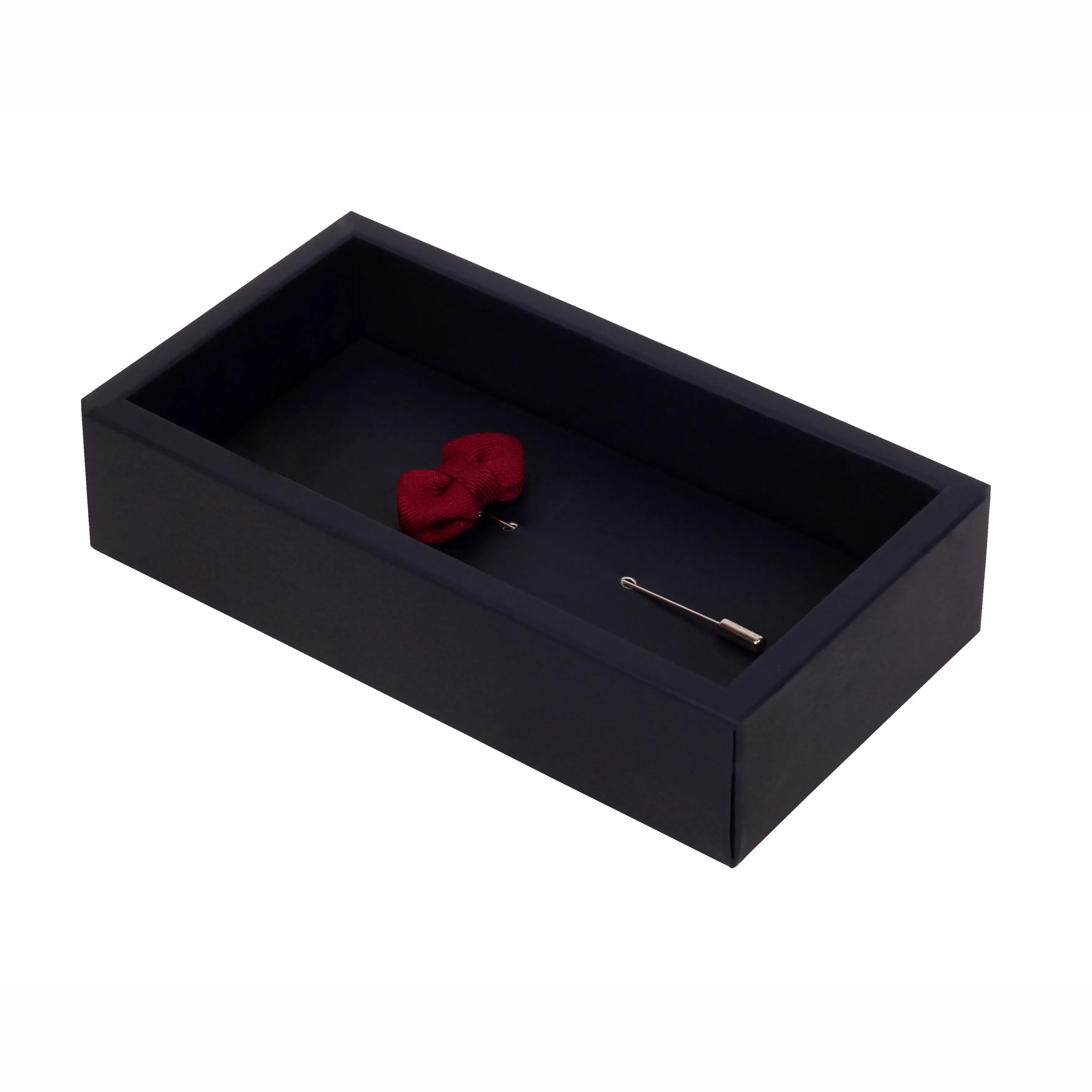 Peluche Mini Bow Maroon Brooch Lapel Pin