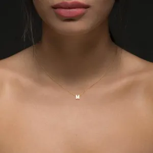 Pendant Charm Initial Necklace