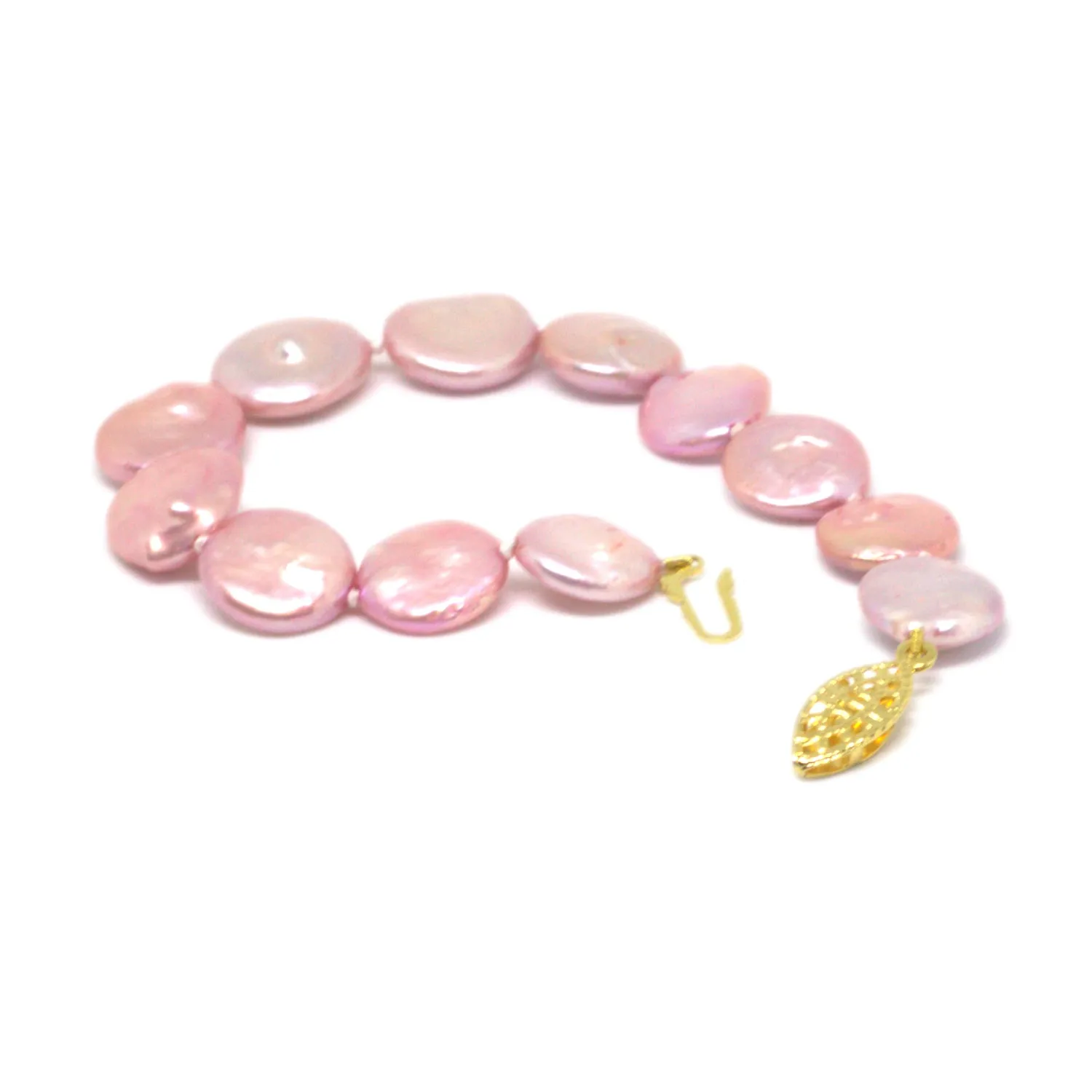 Pink Coin Pearl <BR/> Bracelet