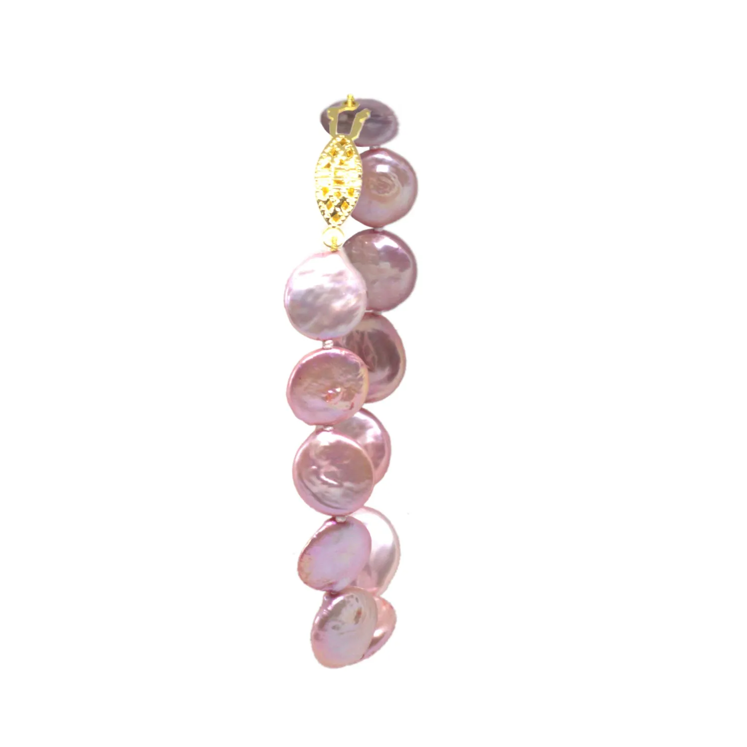 Pink Coin Pearl <BR/> Bracelet