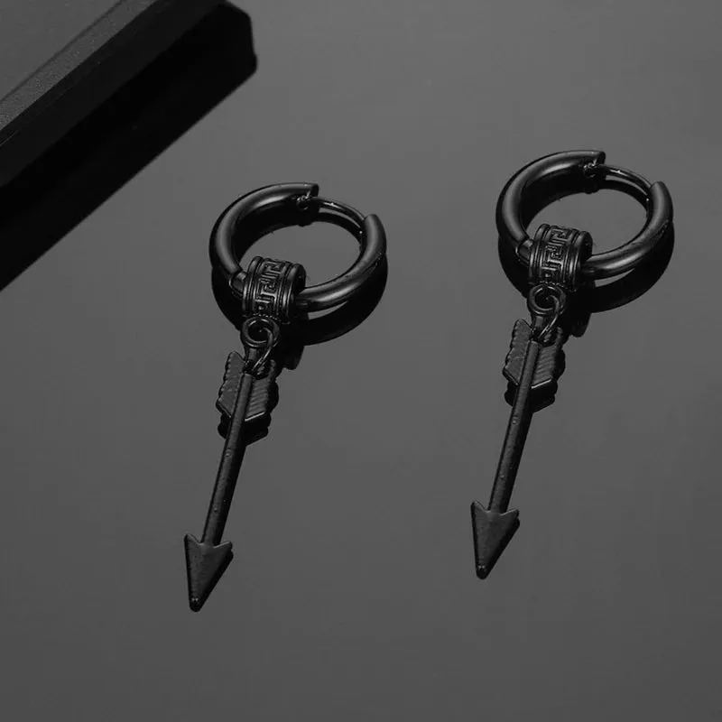 Punk Stainless Steel Stud Earrings - Edgy and Stylish