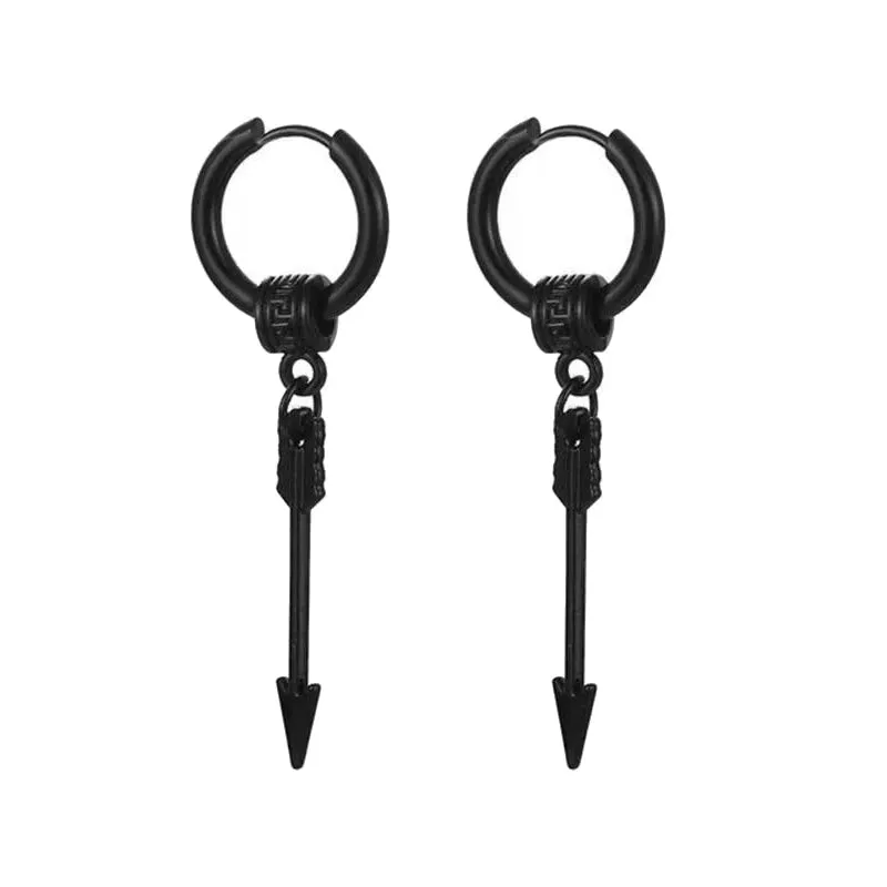 Punk Stainless Steel Stud Earrings - Edgy and Stylish