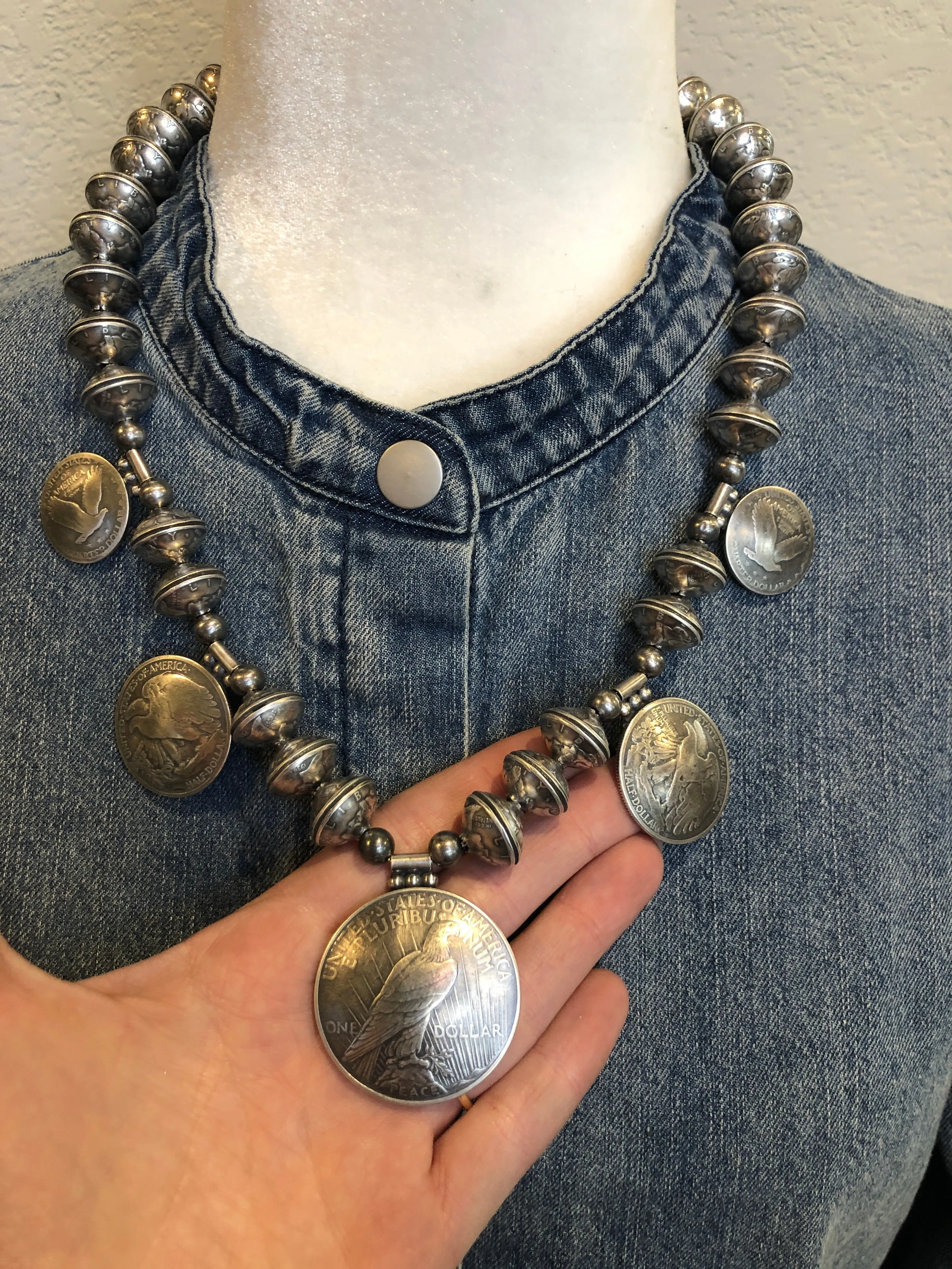 "Eagles" Coin Necklace
