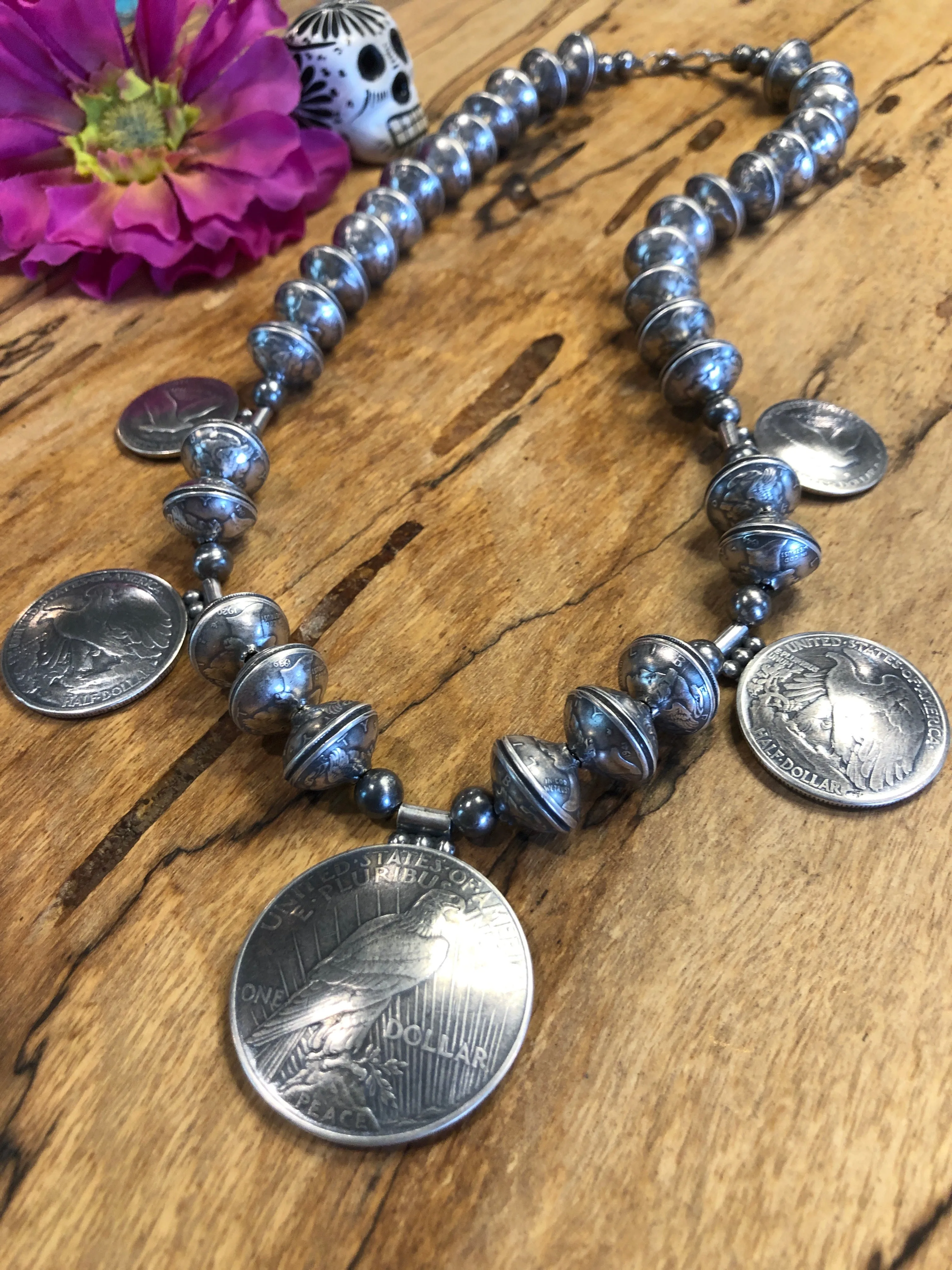 "Eagles" Coin Necklace