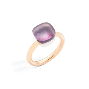 Ring Nudo Gelé Classic, Bicolor-Gold • Edelsteine