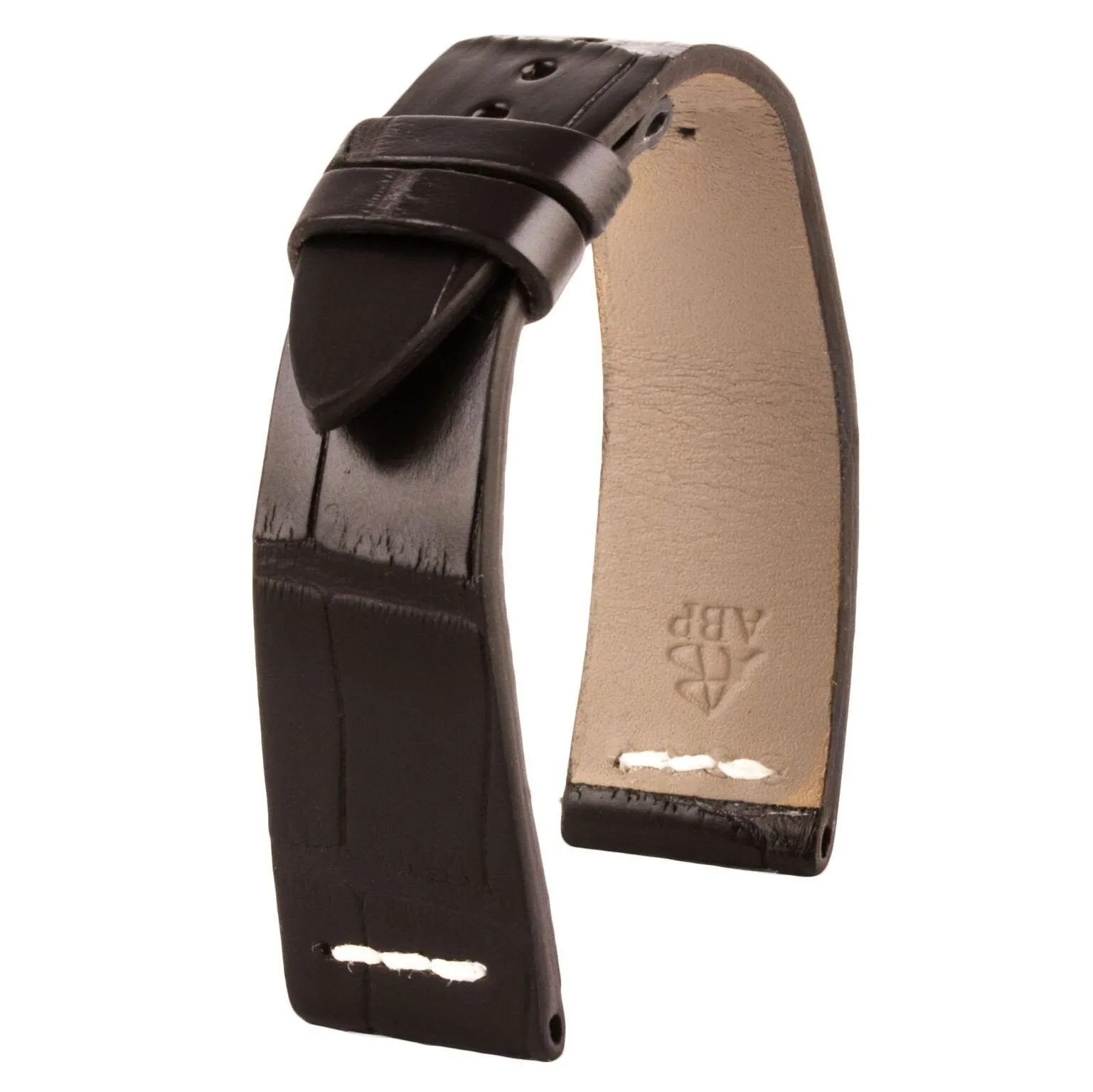 Rolex Sea Dweller - Bracelet de montre cuir - Alligator (noir, marron foncé)
