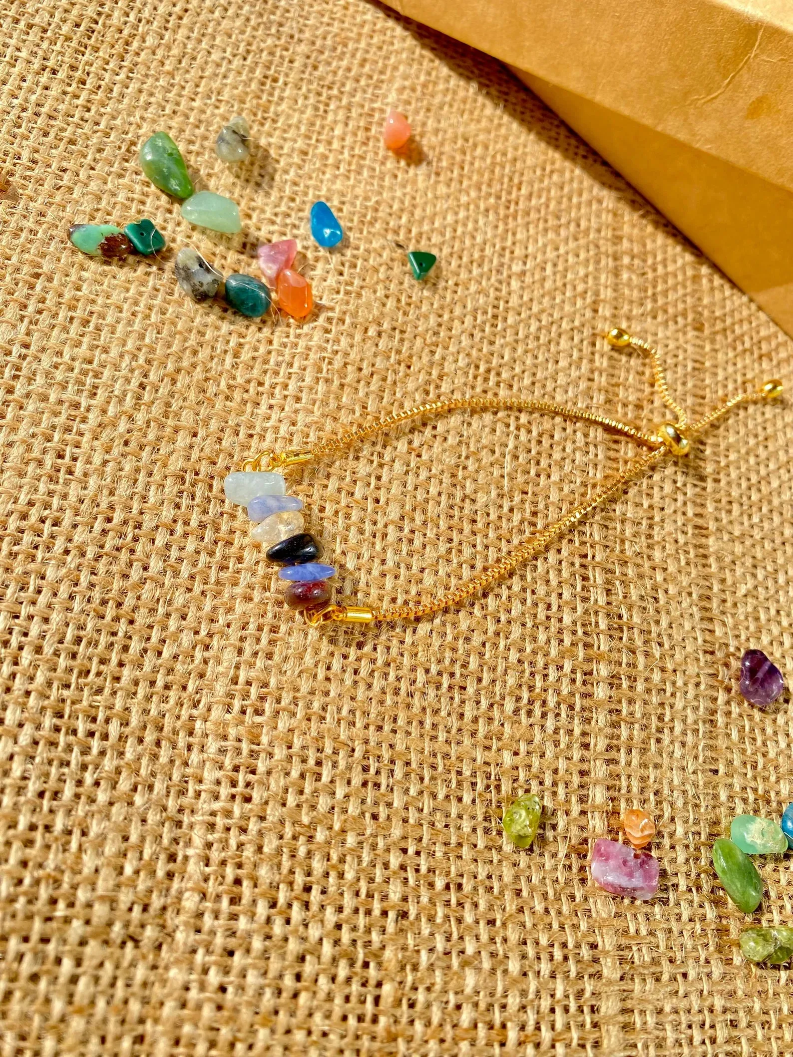 Scorpio Zodiac Gemstone Bracelet