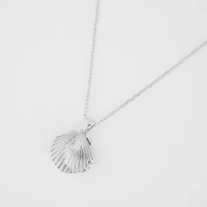 shell locket necklace