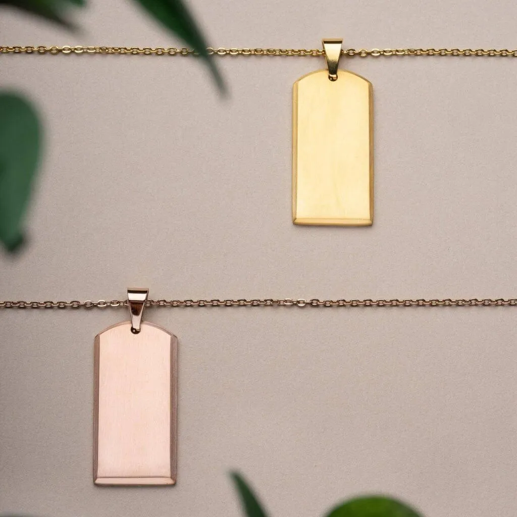 Simple Tag Necklace