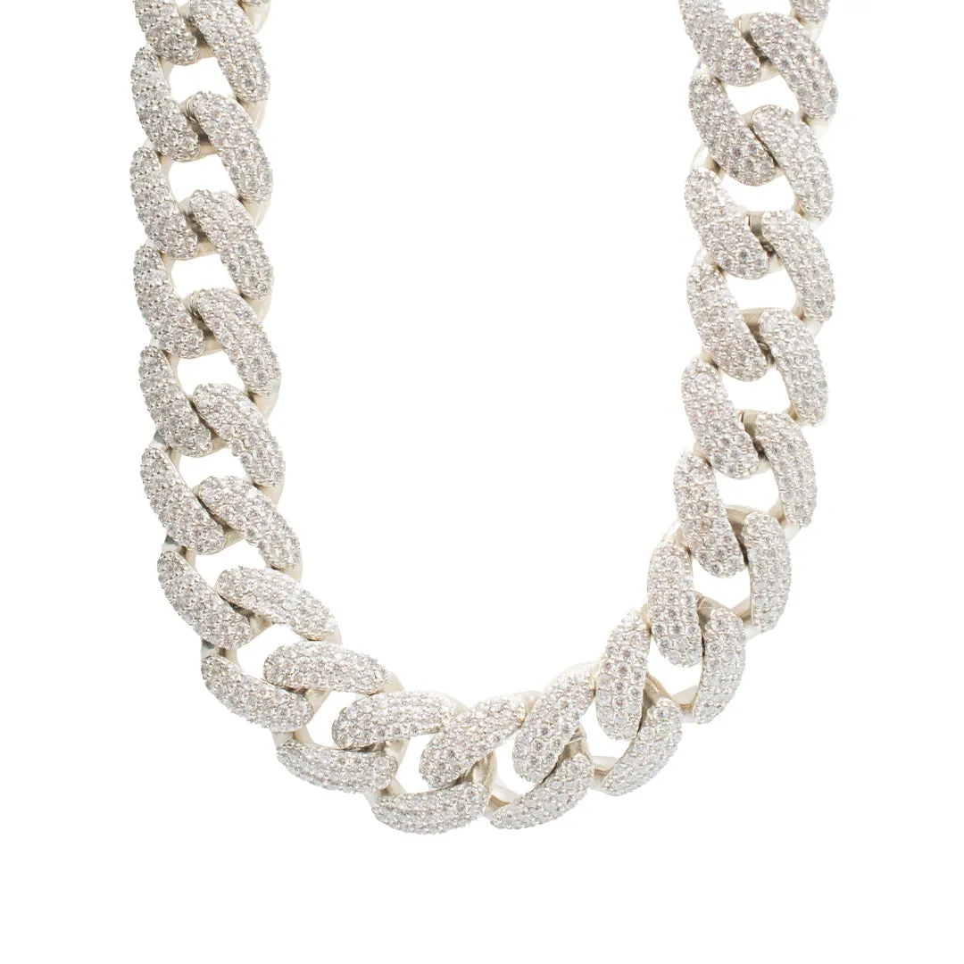 Sterling Silver Cuban Chain Necklace